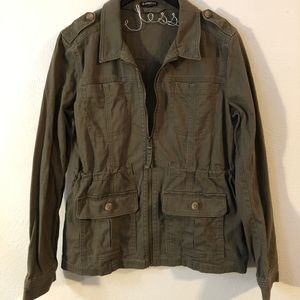 Dark green jacket